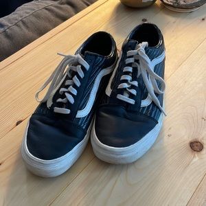 Leather vans, youth size 5, fits women’s size 7